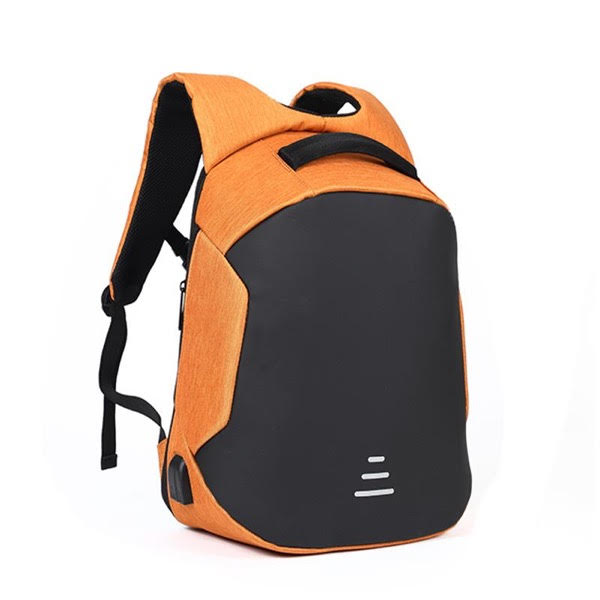 Sac à dos antivol Basics avec port USB intégré et tissu anti-coupure résistant à l'eau – 15 litres compatible bagage cabine – vue 5