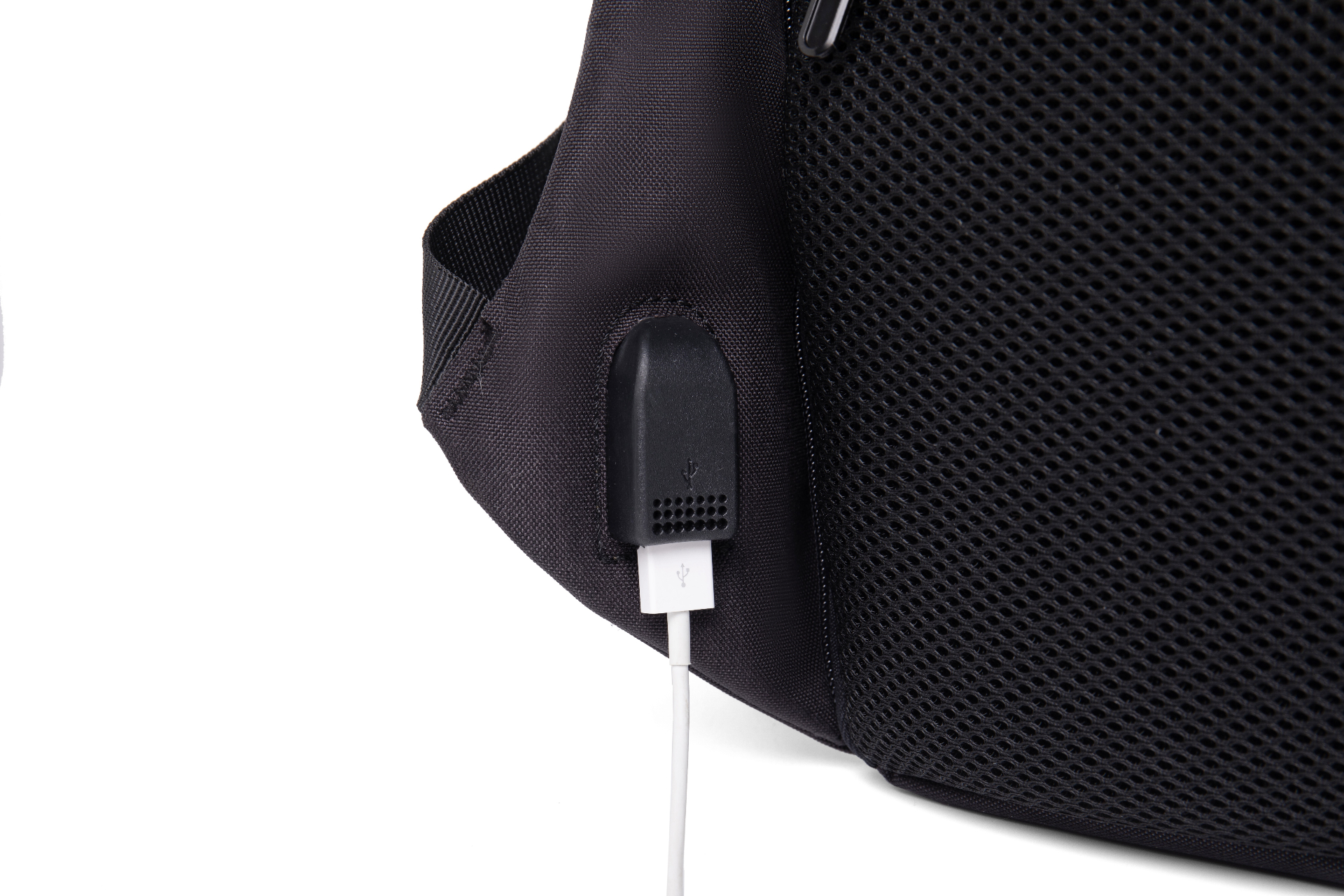 Sac à dos antivol Mini Groovy 17 litres avec port USB, prise jack intégrée et fermetures dissimulées – tissu Oxford anti-coupure – vue 7