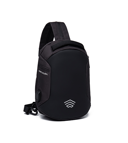 Sacoche bandoulière antivol Mini Premium 11 litres avec port USB, prise jack, compartiment antichoc et tissu Oxford résistant à l'eau – vue 5