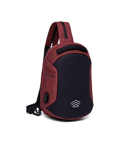 Sacoche bandoulière antivol Mini Premium 11 litres avec port USB, prise jack, compartiment antichoc et tissu Oxford résistant à l'eau – vue 3