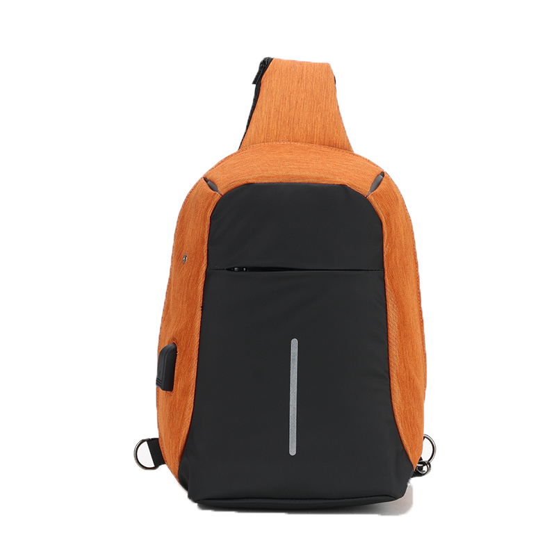 Sacoche bandoulière antivol Basics 5 litres avec port USB intégré, tissu anti-coupure et imperméable – bretelle ajustable – vue 5